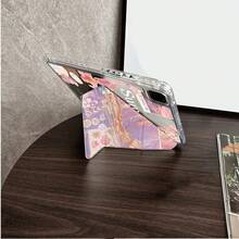 1pc Summer Coastal Ocean Whale Jellyfish Sticker Collage Tablet Protective Case, Tropical Beach Floral Shell Flip Cover Protective Case, Compatible With IPad 10th Gen Smart Case/Air 13(M3 2025)/Air 11(M3 2025)/Air 11(M3 2025)/11(A16 2025)/Compatible With Galaxy Tab S10+/S9/A9, Compatible With Xiaomi, Compatible With OPPO Pad, Compatible With Huawei MatePad, Compatible With Honor Tablet - Multicolor - View 3