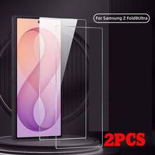 2pcs Outer Screen (Small Screen) Screen Protector Compatible With Samsung Galaxy Z Fold 8 Ultra/ Galaxy Z Flip 7 5G, Galaxy Zfold 7 / Galaxy Zfold 6, High-Quality Foldable Screen Protector, Bubble-Free, High Transparency, HD Effect, Tempered Glass Screen Protector - Clear - View 13