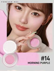 FOREVER KEY 腮紅粉，質地細緻、易暈染、無顆粒感且零飛粉。防水防汗、持久持妝，非常適合旅行使用。深受 Y2K 與 Z 世代喜愛，是理想的母親節禮物 - #14 MORNING PURPLE - 查看 3