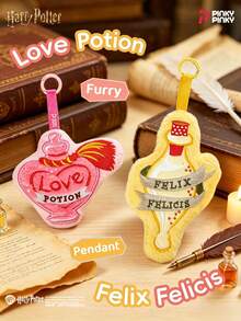 Harry Potter 1pc Bag Charm & Coin Purse, Love Potion Design, Suitable For Commuting, Halloween, Christmas And Birthday Gift For Fans And Collectors - Multicolor - View 2