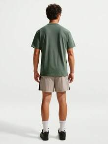 Nike Men's AS U NSW TEE LSE AF1 DNA Short Sleeve Knit Collarless T-Shirt TIM3739-303 - Dark Green - View 6