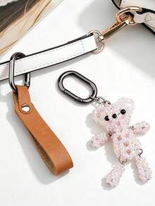 1 móc khóa lò xo hình oval, móc treo chìa khóa carabiner bằng kim loại, kẹp túi xách, mặt treo móc khóa ô tô, charm ba lô, phụ kiện giữ chìa khóa di động - Nhiều màu - Xem 2