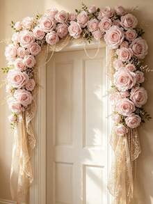 10 Artificial Rose Flower Heads, Made Of Cotton Roses. Suitable For DIY Handmade Floral Arrangements. Home Decor Photography Props. Realistic And Durable Artificial Flower Decorations, Suitable For All Seasons - Perfect For Outdoor, Living Room, Family Gatherings, Etc., Multi-Functional Floral Decor | Exquisite Petal Design | Durable Artificial Flowers, Floral Decorations, Flower Arrangement - Baby Pink - View 11