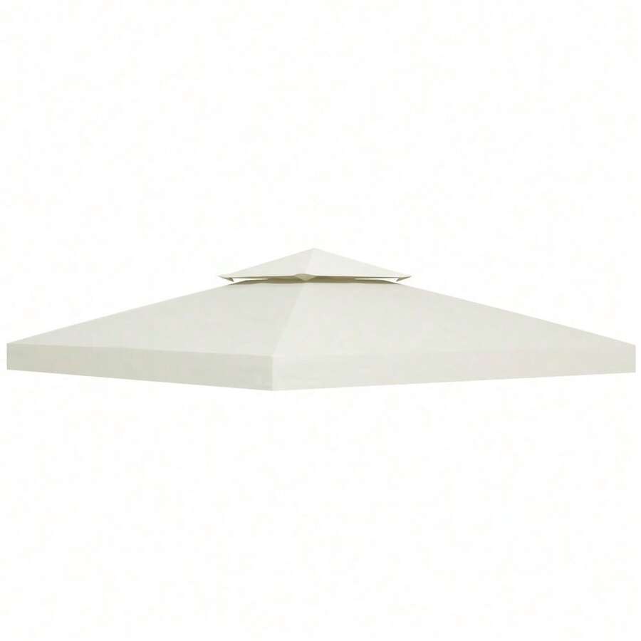 3 X 3 M Replacement Gazebo Canopy - Cream White - T0001-01-14 - View 1