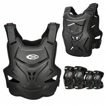 1 Piece Of Motorcycle Armor Vest Protective Equipment For Riders Chest And Back Anti Fall Armor Riding Knee And Elbow Protection Man Woman Rider Gift - A - View 12
