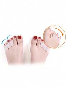 2pcs/Pack Pinky Toe Protector Silicone Toe Caps, Soft Premium Silicone Toe Protectors To Prevent Blisters And Friction, Suitable For Casual Shoes, Sports Shoes, High Heels, Pointed Toe Shoes - Multicolor - View 2