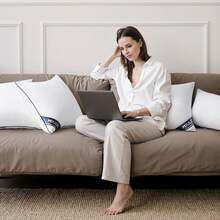 Durable Square Throw Pillow Insert, Resilient Cushion Inner, Premium Filler For Decorative Pillowcases - White - View 7