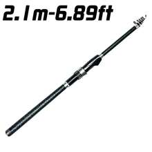 Portable Fishing Rod 1.8m-2.1m, Very Portable Mini Fishing Pole - Black - View 5