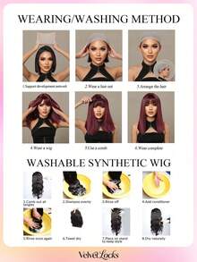 [Velvet Locks]New 13*4 Glueless Front Lace Wig, 12 Inch Flaxen Gold Short Straight Hair, Fashionable Women's No Bangs Pre-Trimmed Heat-Resistant Synthetic Hair, Soft And Smooth, Suitable For Beginners, Daily Wear, Y2K Style, Party, Cosplay, Dance, Travel, Holiday - 亞麻金 - 查看 11