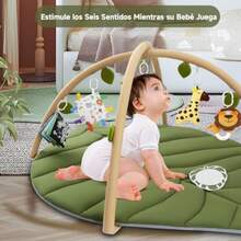 MUJA Gimnasio para Bebe, Baby Einstein Extra Grande con 6 Juguetes Extraíbles, Tapete para Bebe que Favorece el Desarrollo Sensorial y Motor del Bebé - argumento - Ver 4