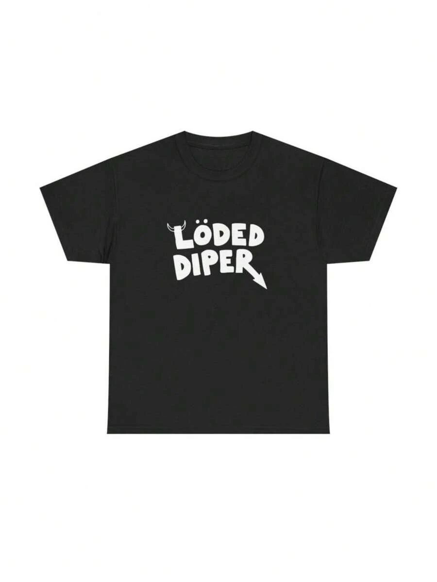 LoDeD DiPeR SHiRT,100%Cotton - 黑色 - 查看 1
