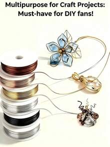 High-Quality Stainless Steel Jewelry Wire, Non-Fading, Rust-Resistant, High Color Fastness, Durable, Suitable For Bracelets, Necklaces DIY, Beading, Jewelry Rope, Handmade Weaving - C - View 2