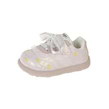 1 Pair Fashionable Baby Sports Shoes, Soft Breathable Fabric, Lightweight Shock-Absorbing Non-Slip Sole, Caring For Baby's Little Feet. Multiple Colors Available, Suitable For Running And Jumping, Essential For Cute Babies! - Pink - View 6