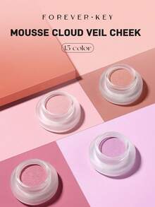 FOREVER KEY Blush Powder Features Smooth, Blendable, Grain-Free Texture With Zero Fallout. Waterproof, Sweat-Resistant And Long-Lasting, It Is Perfect For Travel. Favored By Y2K And Gen Z, It Is An Ideal Mother's Day Gift - #05 ETHEREAL PURPLE - View 4