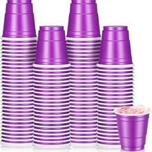 20pcs Purple Mini Party Cups, Reusable Small Cups, Party Game Bullet Cups, For Snacks And Juice, Perfect For Any Party - Purple - View 6