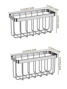 Sink Storage Rack, Sink Drain Basket, Suitable For Sponge, Dish Soap, Dishcloth, Brush, Dishcloth, Kitchen Countertop Storage, Kitchen Accessories, Household Drain Basket, Sink Storage Rack, Soap Sponge Holder, Home Kitchen Supplies - Multicolor - View 14