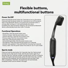 HTC NE86، سماعات السباحة، سماعات الرقبة، سماعات التوصيل العظمي، تصنيف مقاومة الماء IPX8، ملاءمة آمنة للسباحة، صوت عالي الدقة، تتضمن وظيفة الترجمة ب- 165 لغة، مريحة للاستخدام اليومي - مشاهدة 9