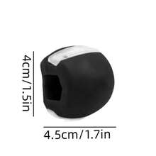 1pc Silicone Jaw Muscle Exerciser, For Training Jaw Muscles And Shaping Face, Adult Fitness Equipment - Black - View 9