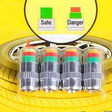 Auto Car Tire Pressure Cap Monitor Valve Stem Caps Sensor Indicator Tire Pressure Allert Tire Pressure Valve 3 Color Eye Alert - Plastic Cores - View 6