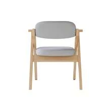 6 Folding Dining Chairs, Solid Wood Dining Chairs, Comfortable And Breathable, Foldable And Storage, Suitable For Dining Room, Living Room, Cafe, Modern Style, Linen, Gray, 63.5 X 66.5 X 76 Cm - Grey - View 8