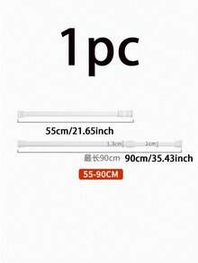 1 Set Cable de Acero Blanco para Cortinas, Cuerda de Cortina Recubierta de Plástico con Anillos de Ojo de Tornillo y Ganchos, Adecuado para Cortinas, Cortinas de Ducha, Barras de Cortina, Decoración del Hogar, Decoración de Ventanas - Multicolor - Ver 12