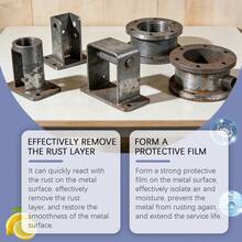 Steel Rust Remover, Stainless Steel Metal Surface Rust Removal & Care, Hardware Steel Rust Cleaning Agent - Liquid - View 6