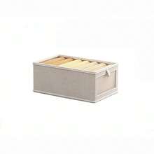1/2 hộp đựng quần áo gấp gọn bằng vải Oxford cỡ lớn, thùng lưu trữ sắp xếp dung tích lớn, hộp đựng tủ quần áo có cửa sổ trong suốt, hộp sắp xếp đồ chơi và đồ dùng linh tinh, phù hợp cho áo thun, áo sơ mi, quần jean, quần thường ngày, áo len, áo hoodie, v.v., đồ dùng lưu trữ thiết yếu cho gia đình - trắng - Xem 8