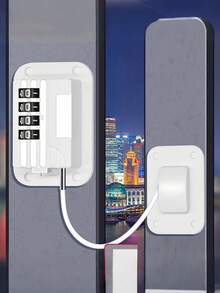 1Set Combination Lock Cabinet Lock With Changeable Combination, Door Lock For Home And Pets, Suitable For Cabinets, Refrigerators, Freezers, Drawers And Windows, Versatile Code Locks, No Tools & Keys Needed, Easy To Install, Great Housewarming Gift - Lock - View 13
