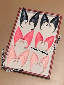 Women's Halloween Elf Ears, Soft Silicone Realistic Fairy Elf Ears, Multi-Color Cosplay Prosthetic Ears, Suitable For Halloween Costume Party, Party, Costume And Photography Props, Women's Halloween Hair Accessories Costume Props - Multicolor - View 6