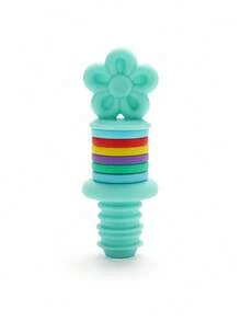 1pc 4-Color Floral Wine Bottle Stopper, Decorative Bottle Seal, Suitable For Red Wine, Beverage Bottles, Home Bar, Party, Birthday Celebration Decoration - Multicolor - View 8