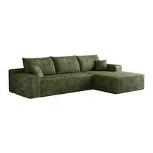 270cm Modular Chaise Lounge - Green 3 Seat Sofa Frame - Green 3 Seat - 查看 11