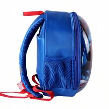 Mesuca 1pc Marvel Captain America & Iron Man Cartoon Style Mixed Color Small Round Hard Shell Lightweight Portable Backpack For Daily Carry And Travel - View 8