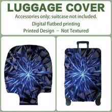 1PC, Flat Print Design, Print Design - No Texture, Accessories Only, Luggage Protective Cover, Does Not Include The Luggage Shown In The Picture, Suitable For 20 To 30 Inch Luggage, Made Of Thickened High-Quality Fabric, Essential Accessory For Your Travel And Checked Luggage. - Multicolor - View 14