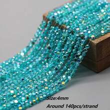 140pcs/Strand 4mm Round Disc Beads For Jewelry Decoration - 4mm Round Disc - View 41