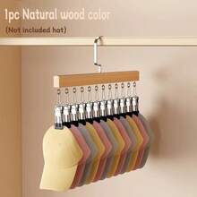 2pcs Closet Storage Hangers With 12 Clips, Space-Saving Leggings Rack, 360° Rotating Metal Clips With Silicone Lining, Suitable For Skirts, Socks, Bras, Shorts, Underwear, Ties - Multicolor - View 11