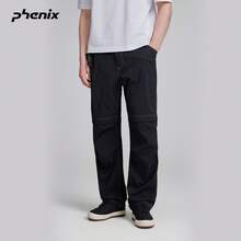 +Phenix Outdoor Casual 2026SS Celana Kargo Unisex 2-in-1 yang Dapat Dilepas dan Tahan Air - Hitam - View 1