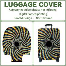 1PC, Flat Print Design, Print Design - No Texture, Accessories Only, Luggage Protective Cover, Does Not Include The Luggage Shown In The Picture, Suitable For 20 To 30 Inch Luggage, Made Of Thickened High-Quality Fabric, Essential Accessory For Your Travel And Checked Luggage. - Multicolor - View 10