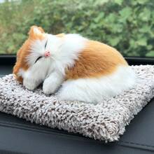 1pc Car Dashboard Ornament Cute Realistic Animal Decor Creative Car Interior Decoration Car Doll Figurine Creative Home Desktop Decor Birthday Anniversary Party Gift Holiday Decoration Accessory - A - View 6