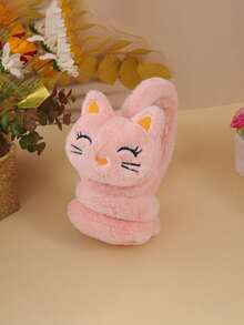 Autumn/Winter Warm Plush Ear Muffs, Cute Plush Cartoon Cat Ear Muffs, Cold-Proof Ear Protection - Multicolor - View 8