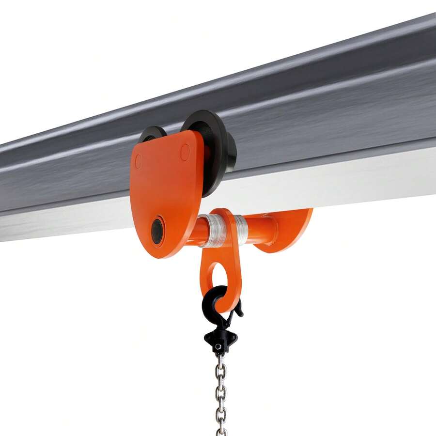 YUNRUX 2T-Balkenwagen, Balkenwagen, Manual Push Cart With Casters - Orange - View 1