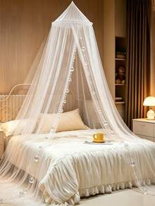 Kelambu Luar Ruangan, Tirai Kanopi Tempat Tidur, Kelambu Pelangi, Kelambu Putri, Cocok untuk Kanopi Tempat Tidur dengan Tiang Empat Sudut, Set Kelambu Elegan, Kelambu dengan Pengait dan Tali Rumbai, Tirai Kanopi Tempat Tidur Bergaya Layar, Kelambu - B - View 3