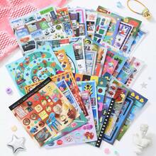 1pc/2pcs Vintage & Futuristic Sticker Book 30 Sheets, Retro Tech Style, Suitable For Decorating Laptop, Phone Case, Planner, Diary - Retro and Future - View 3