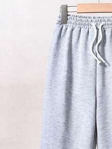 Random 3 Pieces Set, 1-Piece Sent Tween Boy Letter Print Athletic Long Pants - Multicolor - View 6