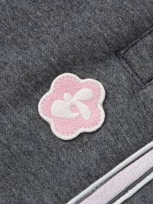 Balabala BalaOne 女孩抓絨內裡運動長褲 秋冬保暖運動服 - 深花灰 - 查看 4