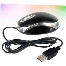 Ratón Óptico USB con Cable, Diseño Ergonómico, Precisión DPI, Fácil Conexión USB para PC, Laptop y Escritorio, Color Negro - 1 - Ver 5