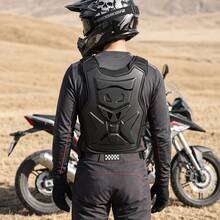 1 Piece Of Motorcycle Armor Vest Protective Equipment For Riders Chest And Back Anti Fall Armor Riding Knee And Elbow Protection Man Woman Rider Gift - A - View 8