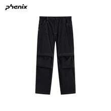 +Phenix Outdoor Casual 2026SS Celana Kargo Unisex 2-in-1 yang Dapat Dilepas dan Tahan Air - Hitam - View 4
