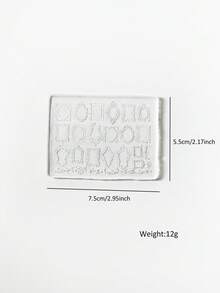 1PC Vintage Frame 3D Nail Art Silicone Mold, Bohemian Pattern DIY Nail Decoration Template For Embossed Relief Nail Sculpture, Nail Styling Accessory Tool, For And DIY Creation - Clear - View 5