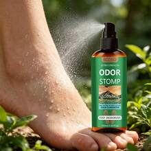 Rozino 100ml Foot Deodorant Spray, Fresh Odor Removal, Soothes Stuffy Foot Odors, Lightweight Spray Texture, Refreshing Application, Cares For External Foot Skin, Portable Large Capacity, Suitable For Shoes And Socks, Daily Foot Care For Men And Women - Lavender - View 1