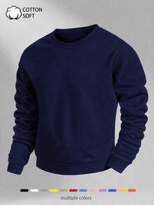 Impala Men Sweatshirts - Navy Blue - View 9
